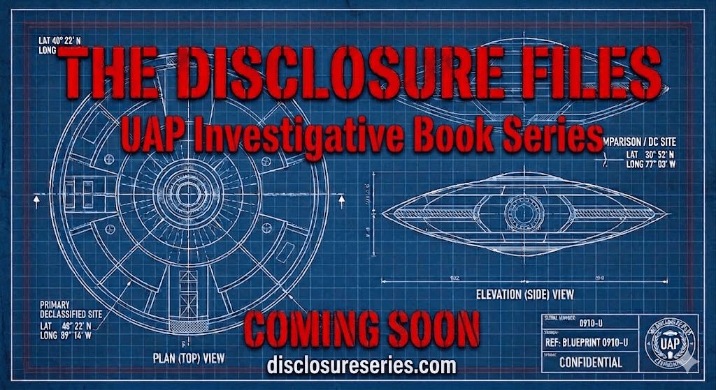 Disclosure Files, UAP Investigative Series Blueprint, UAP disclosure, UAP investigations, UFO disclosure, declassified intelligence, government coverups, whistleblower testimony, non‑human intelligence, NHI encounters, transmedium craft, aerospace anomalies, classified documents, declassified files, national security secrets, extraterrestrial phenomena, investigative nonfiction, UAP book series, disclosure book, UAP disclosure book series, The Disclosure Series, The Disclosure Files, Lisa Paron, UAP evidence, government secrecy, hidden truth, intelligence leaks, military observations, Roswell reconstruction, global UAP hotspots, Great Lakes Triangle, interdimensional phenomena, psychic connection, cosmic timing, disclosure era